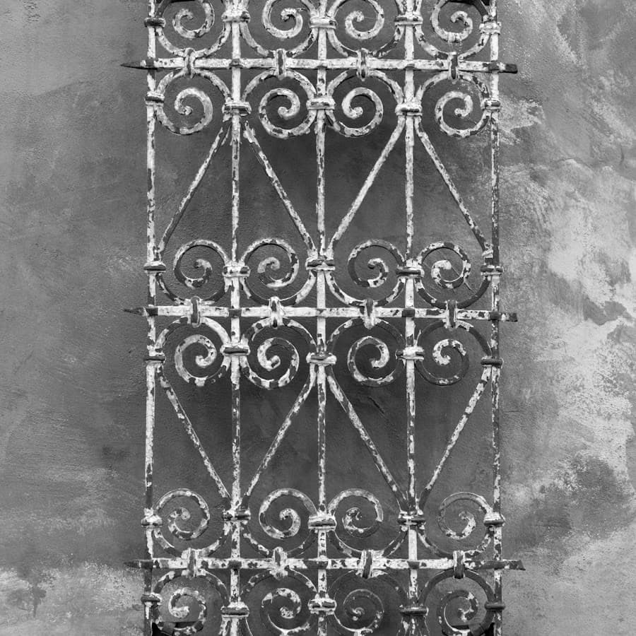 Custom cast iron decorative metalwork