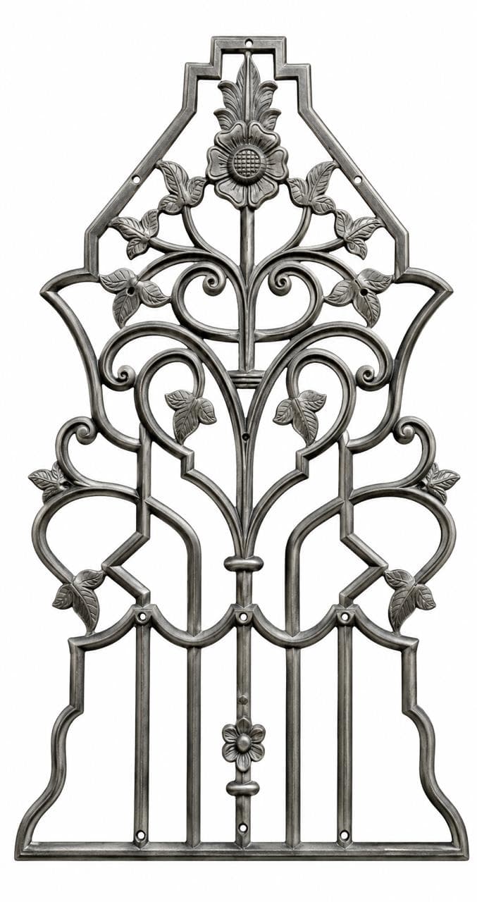 Antique Victorian style cast iron gate by Kumar Iron Works