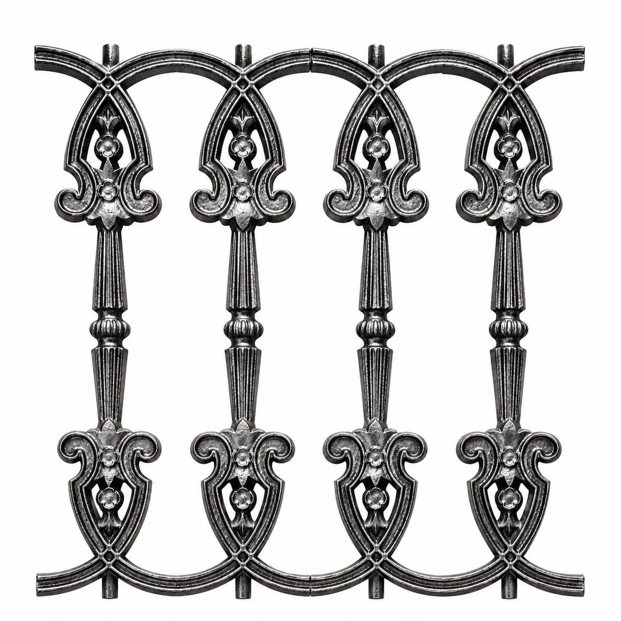 Designer wrought iron entrance gate